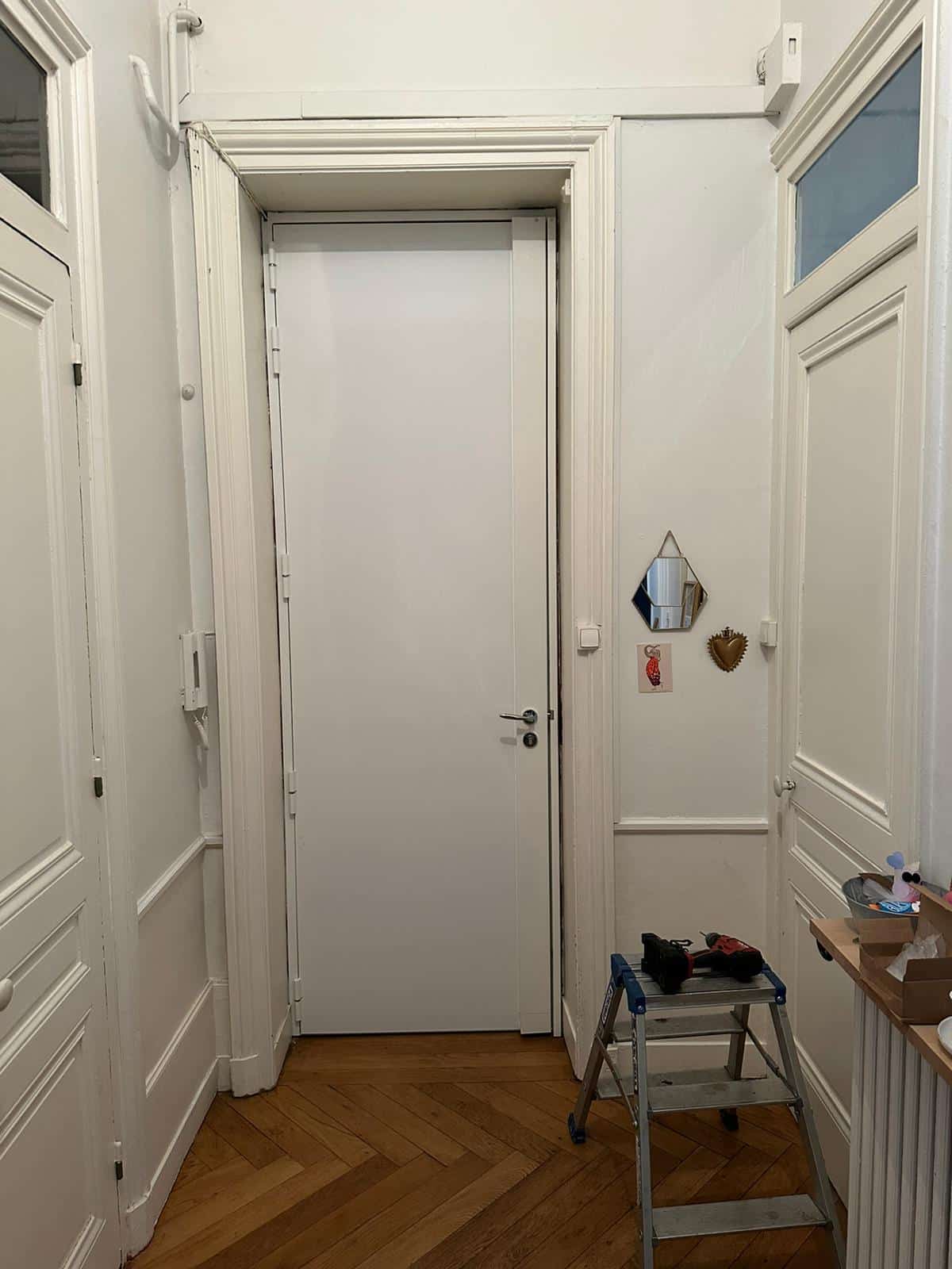 changement grande porte Lyon 3